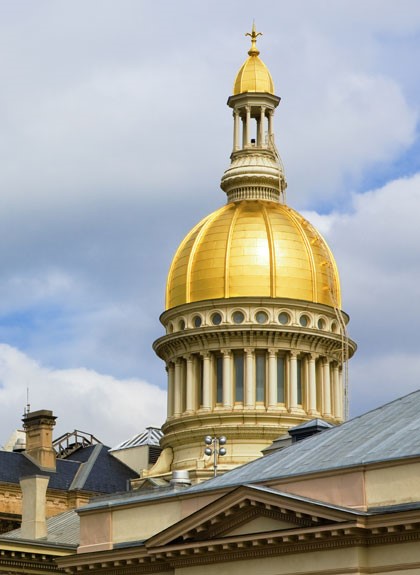 The NJ Statehouse Dome