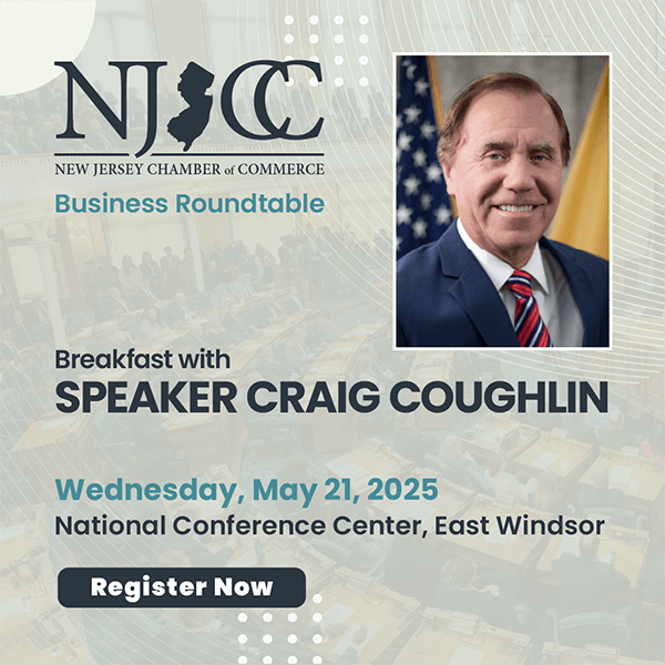 NJ Chamber Business Roundtable: Breakfast with Speaker Craig Coughlin