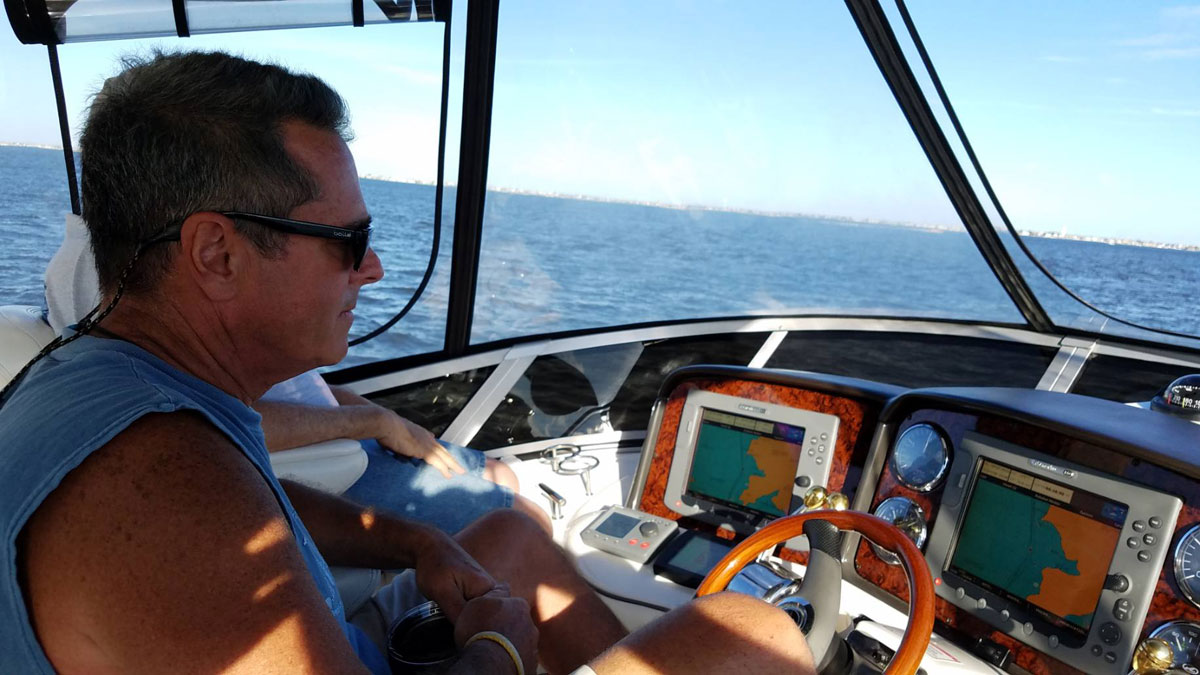 Larry Krompier about his board, The Getaway, where friends say he wasn't so much an executive as a pirate captain.