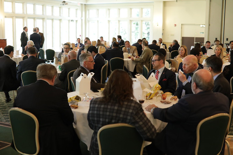 Lunch with Senators Sarlo and Oroho at Forsgate Country Club on May 11, 2023