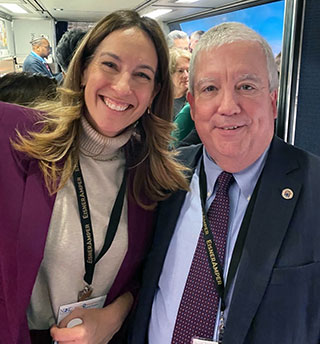 Mikie Sherrill and Mike Egenton